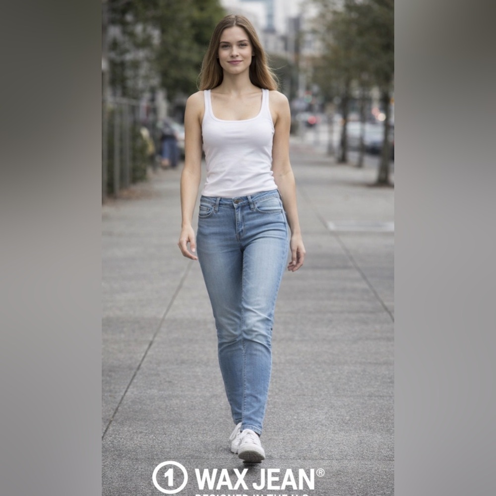 Wax Jean Blue Skinny Jeans Modern Fit